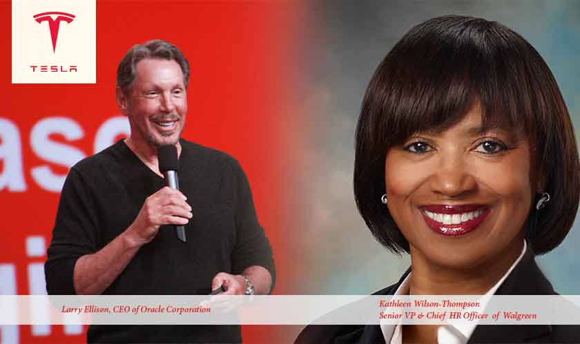 Oracle's Ellison and Walgreen's Kathleen