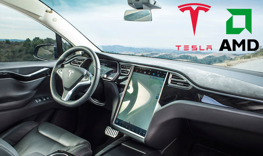 Tesla Developing its own Self-driving car chip with AMD