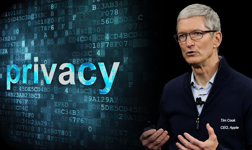 Customer service privacy is a human right. CEO of Apple