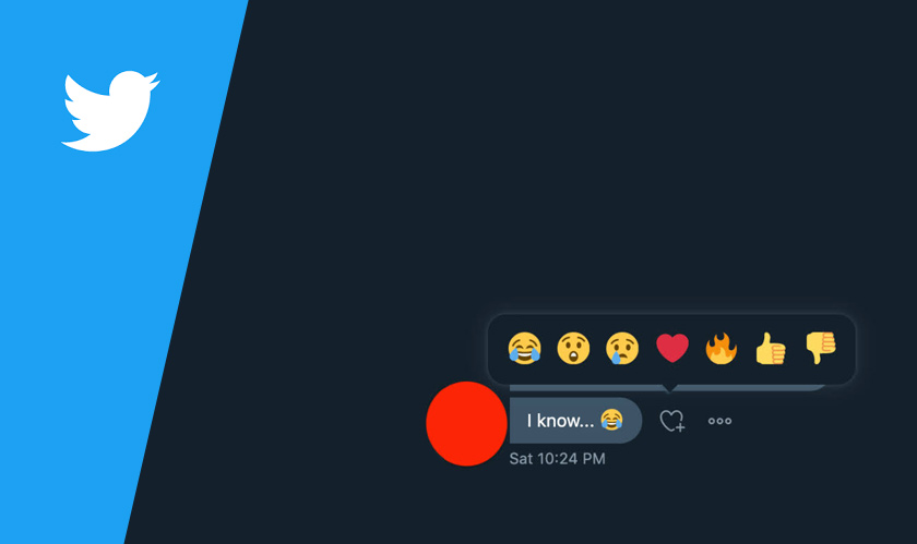 Twitter DM gets updated with emoji reactions