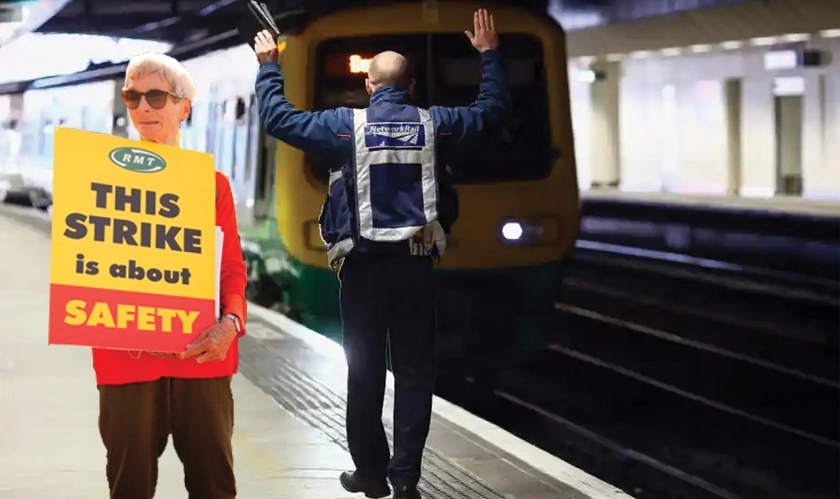 UK brought to a standstill with the biggest rail strike in 30 years