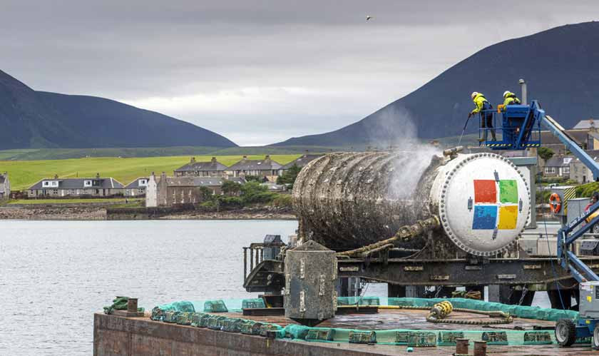 Underwater Datacenters Are Practical: Microsoft