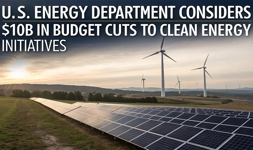 U.S. Energy Department, Cuts, Clean Energy Projects