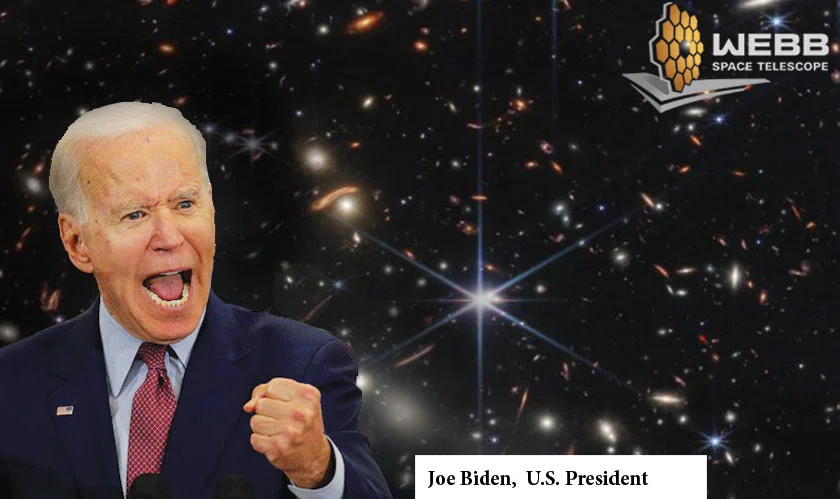 US President Biden unveils first image taken by the James Webb Space Telescope