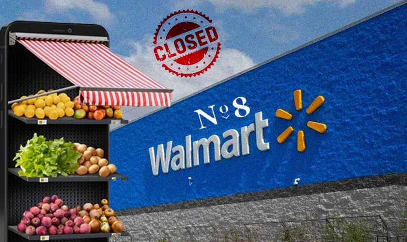 Walmart close its Store No. 8