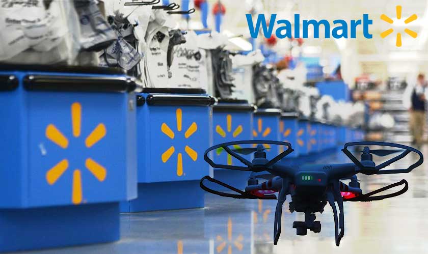 Walmart signs patent for Drone Shopping Assistants