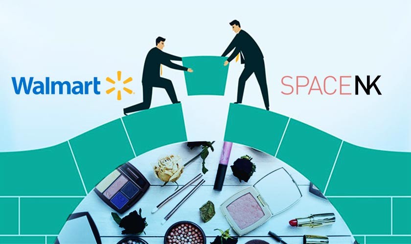 Walmart band together with British retailer Space NK