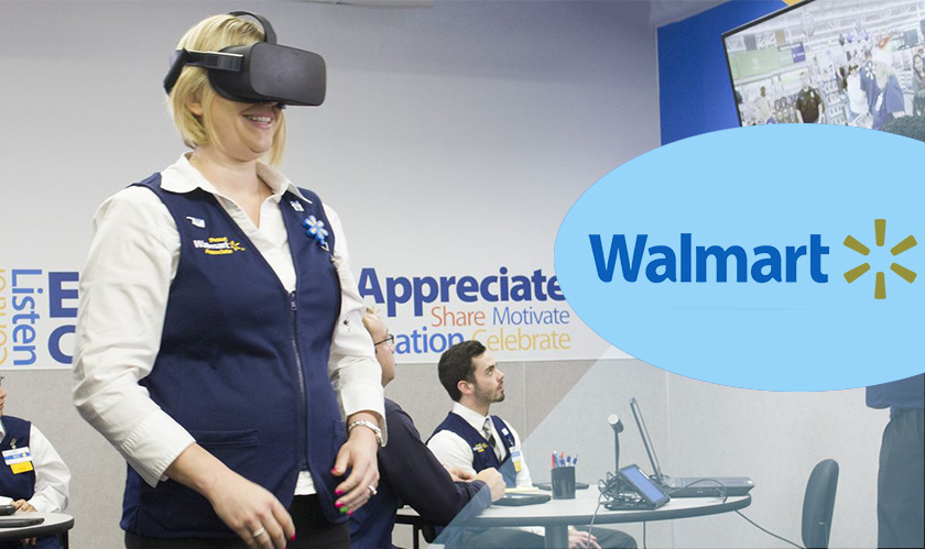 Walmart is making VR a standard element in its employee training