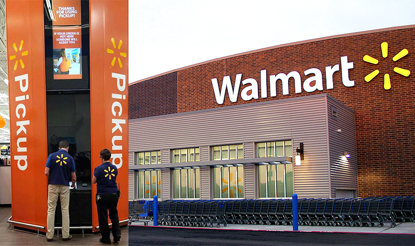 Walmart's automatic pickup stations is the highpoint in retail