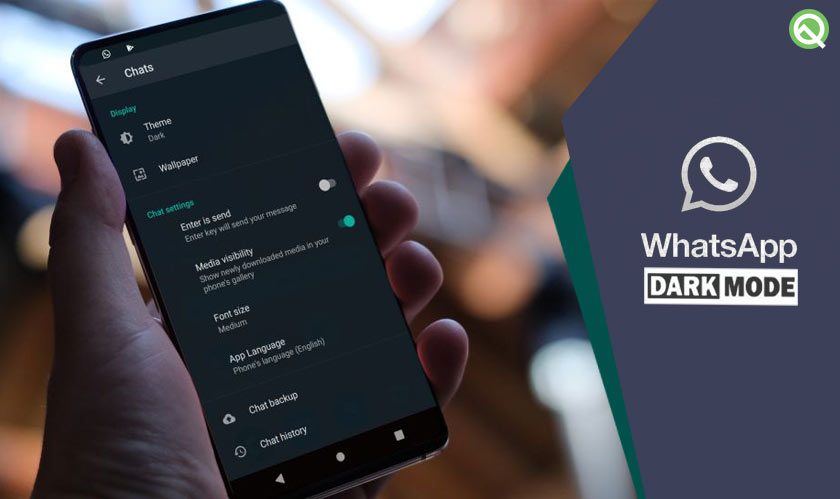 WhatsApp dark mode is now available in Android beta