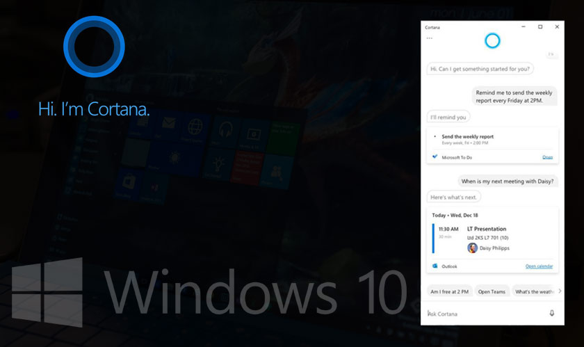 Windows 10 updates will take away Cortana's consumer skills
