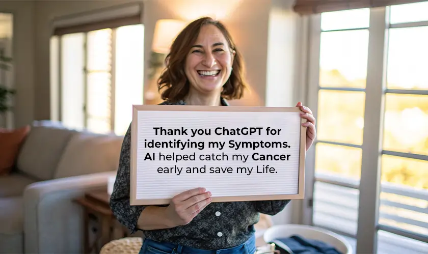 Woman, Credits ChatGPT, Hidden Cancer