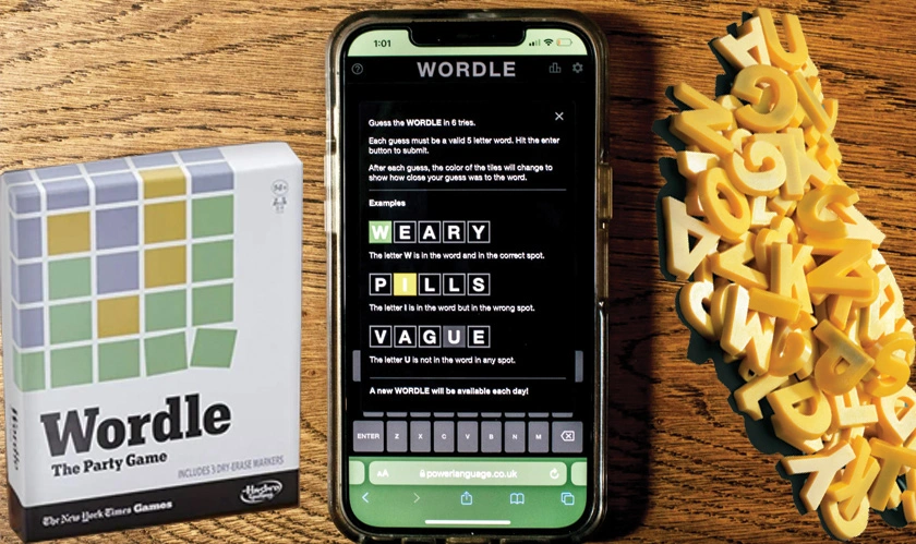 Wordle is being manufacutered