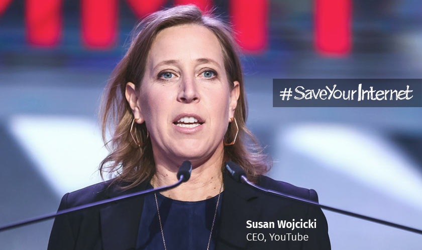 YouTube CEO urges YouTubers to join