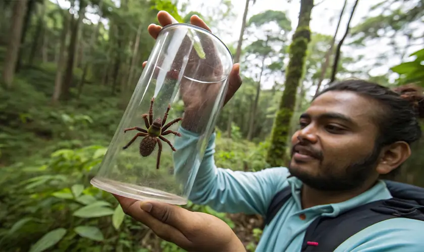 According to Zoological survey of India (ZSI) Discovered New Species of Spiders in Nagaland