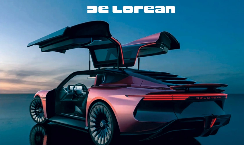 DeLorean unveils the Alpha5 EV prototype at Pebble beach