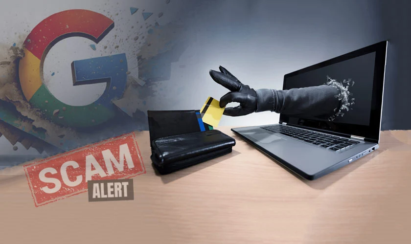 Google advice on avoiding money-stealing scams and taking action