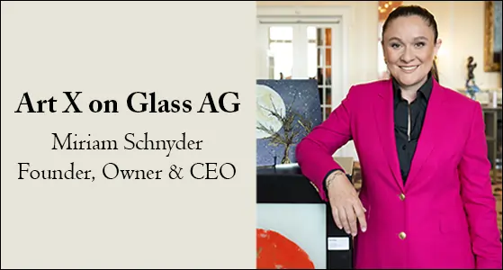 <p><strong>&nbsp;</strong><strong>Art X on Glass AG</strong> &ndash; Celebrating Uniqueness with Hand-Painted Glass Creations that Awaken Emotions, Tell Stories, and Transform Spaces</p>