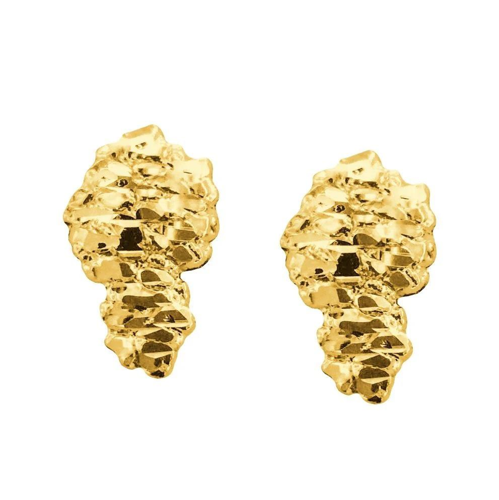 Shine Bright With Gold Nugget Earrings